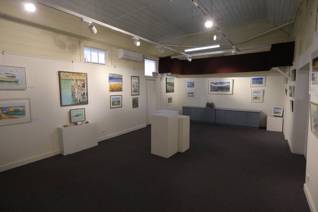 The Warrnambool District Artists' Society exhibition is now open. Picture: Mark Witte