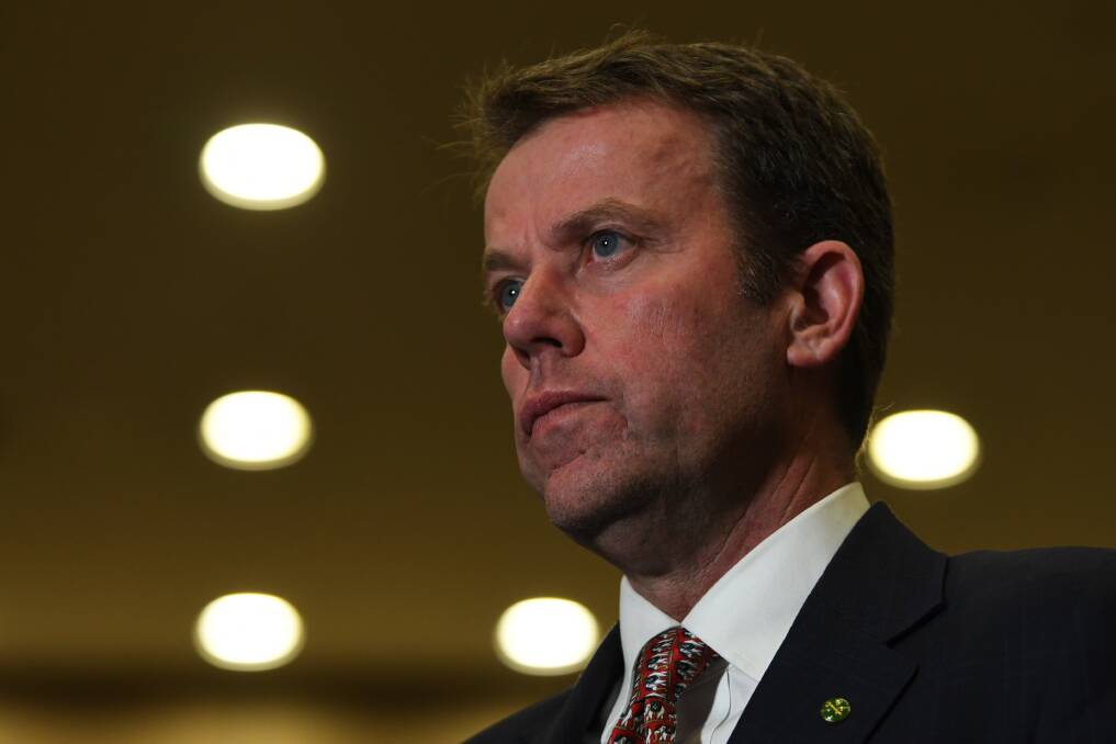 Call for action: Federal Minister for Education Dan Tehan is pushing for a safer energy distribution system after the St Patrick's Day fires.