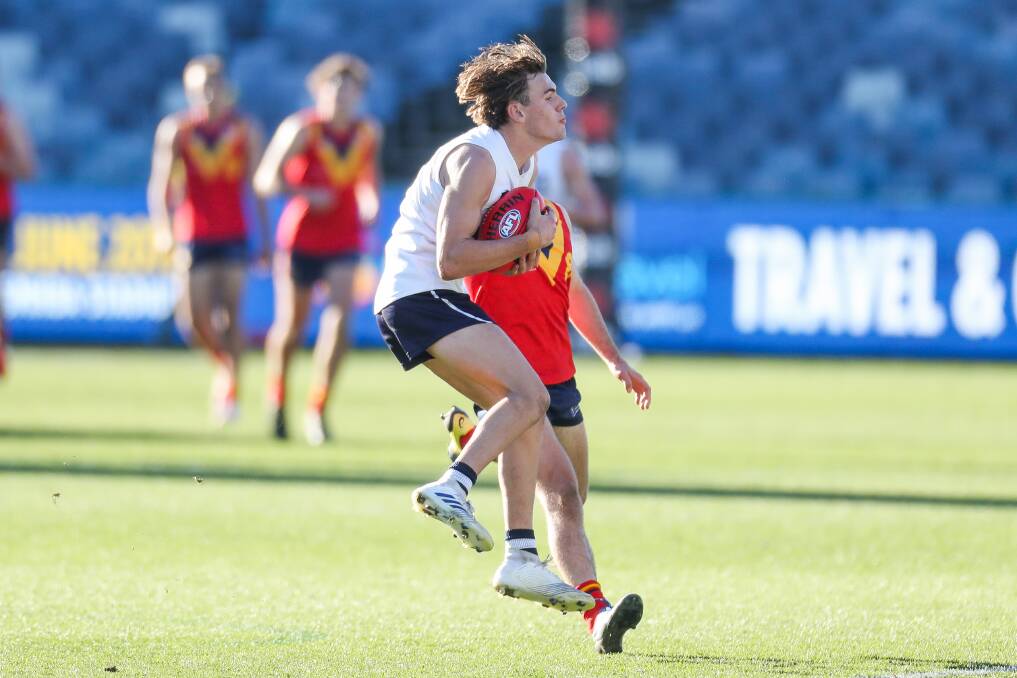 GLIMPSES: Vic Country's Isaac Wareham showed his skills during the AFL under 18 national championships. Picture: Morgan Hancock