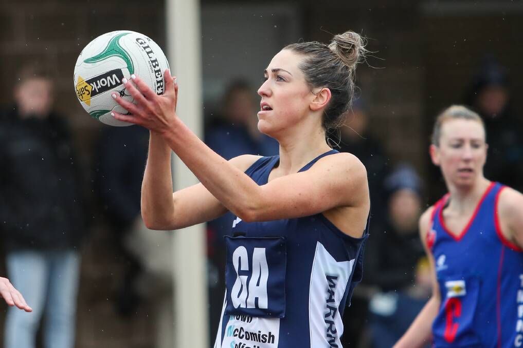 Favourite: Most Hampen league coaches have tipped Warrnambool's Amy Wormald for Sunday's best and fairest count. Picture: Morgan Hancock