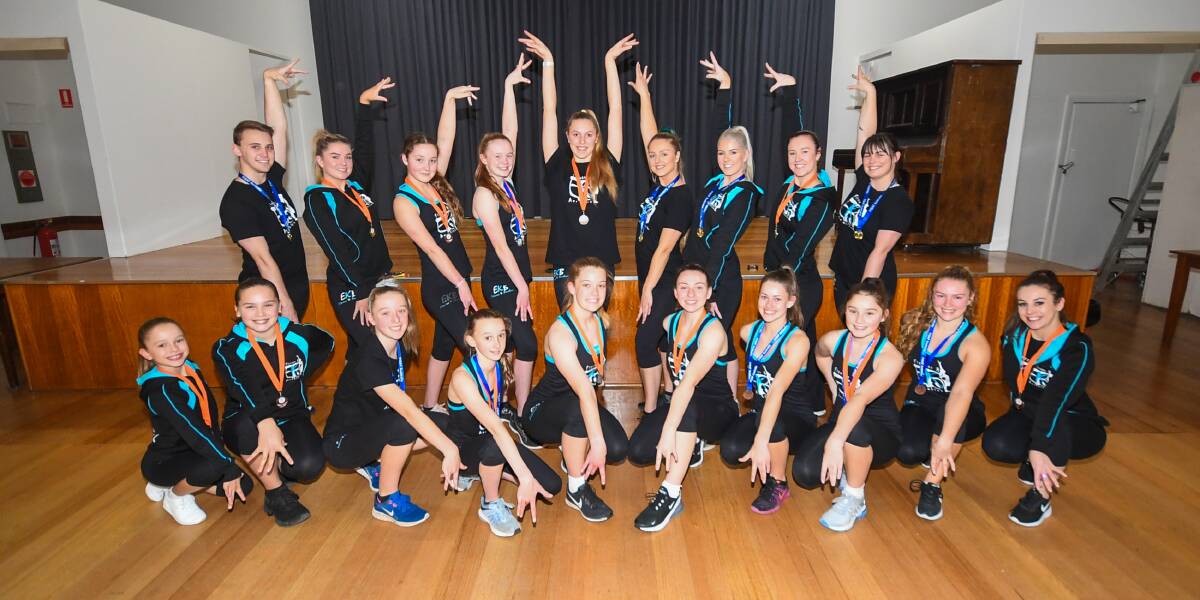 TEAM EFFORT: Warrnambool EKB Fitness and Aerobics will take a strong squad to two national championships in Queensland in August after outstanding performances at the state finals. Picture: Sean Hardeman