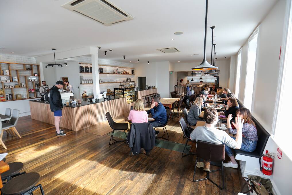 ALL NEW: The view inside the Toto cafe, Warrnambool. Picture: Morgan Hancock