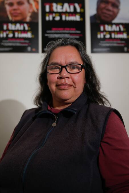 Charmaine Clarke, candidate for Treaty Assembly before the election. Picture: Mark Witte