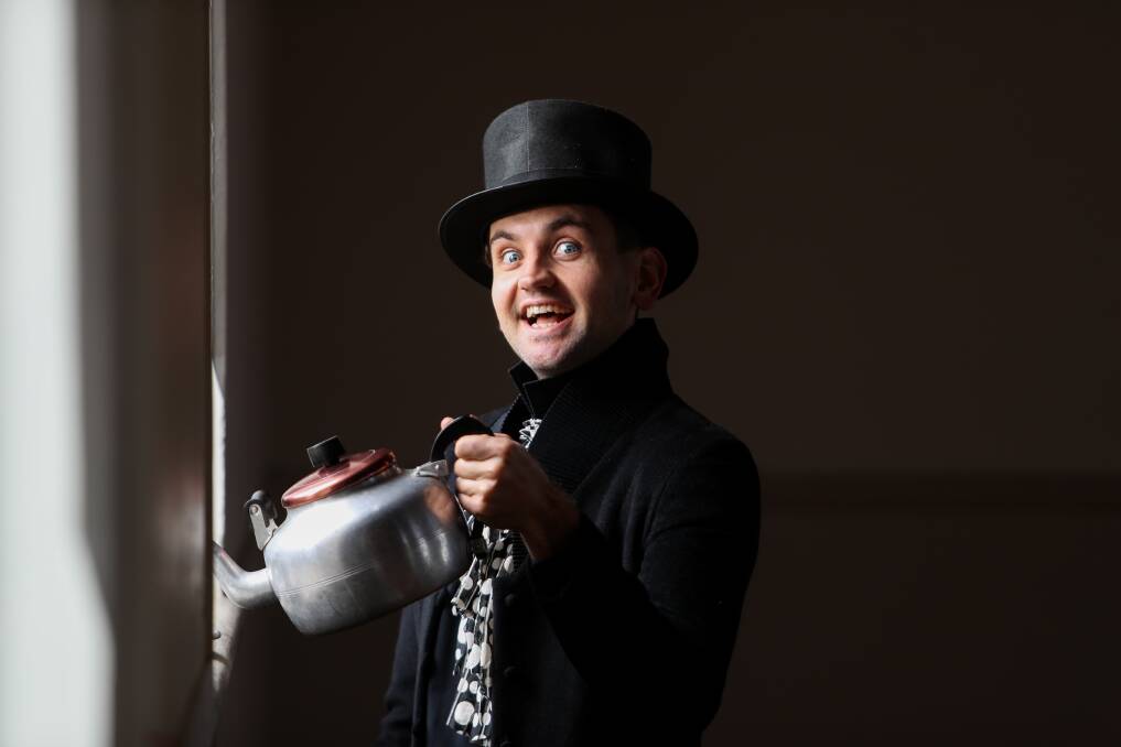 FUN: Port Fairy Winter Weekends' Mad Hatter Jesse Hartwich is excited about the parties ahead. Picture: Morgan Hancock