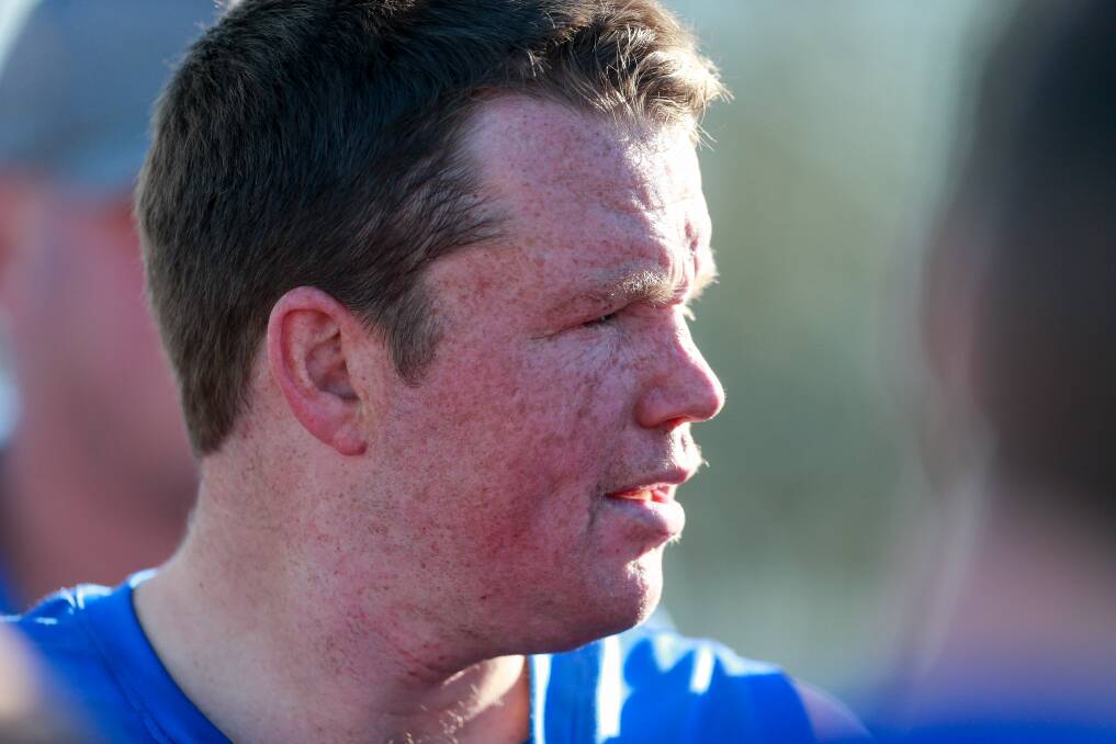 WELL PLAYED: Panmure coach Chris Bant is thrilled with his players' determination. Picture: Anthony Brady