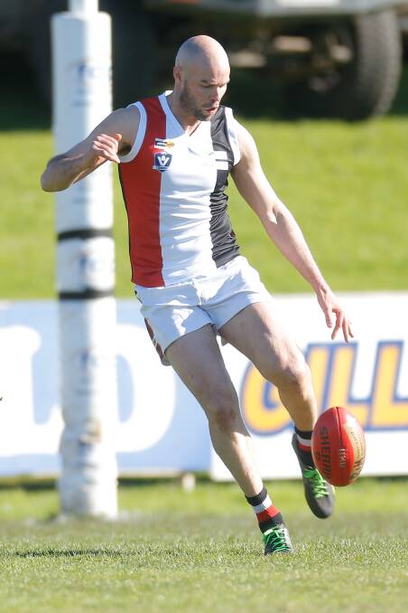 HANDY INCLUSION: Koroit's Damian O'Connor returned to the Saints' line-up against Warrnambool at Reid Oval on Saturday. Picture: Mark Witte