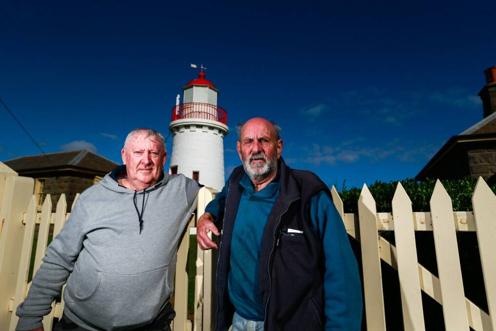 ROGER THAT: Peter Honey and Greg McNamara are part of the amateur radio group, VK3DX. Picture: Anthony Brady