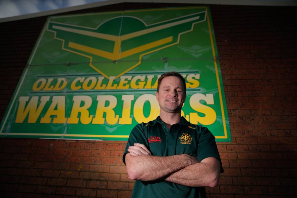 HELPING OUT: Old Collegians committee member Jason Moloney has been a key driver for the Warriors fielding a women's football side in 2020. Picture: Mark Witte