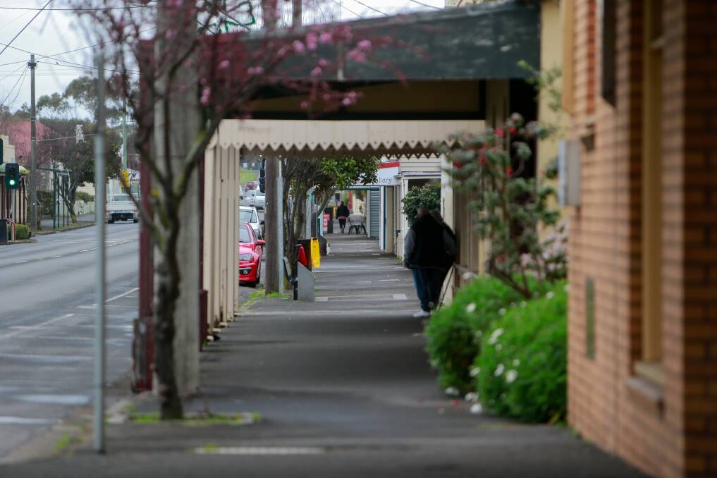 Streetscape works are planned for Commercial Road in Koroit. Picture: Anthony Brady