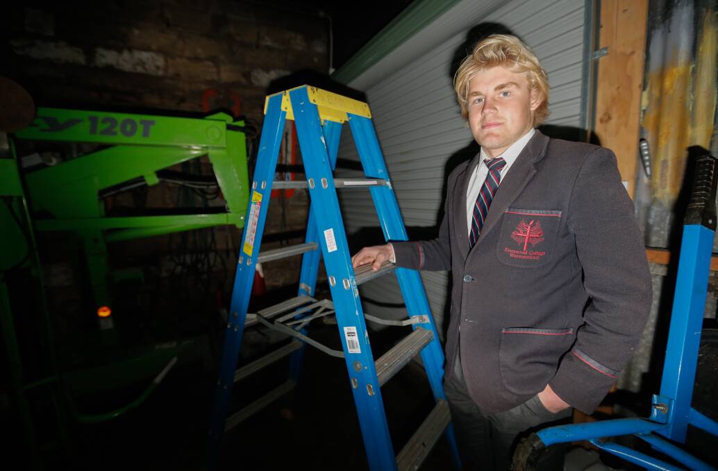 OPPORTUNITY: VCAL Student Will Baillie said a desire to work was the main reason he choose a VCAL pathway rather than VCE. Picture: Mark Witte