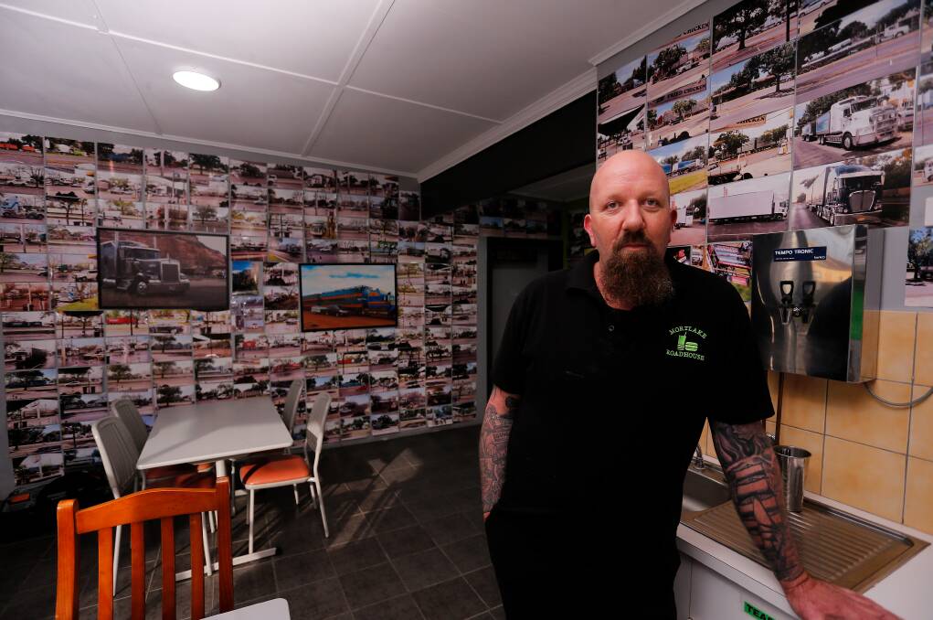 BUSY: Mortlake Roadhouse owner Dion Symons has noticed an increase in trade. Picture: Mark Witte