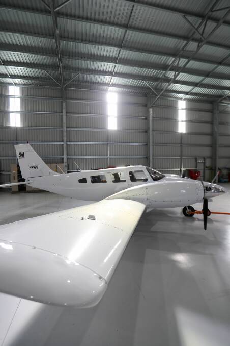 In training: One of the planes used to train pilots at the new Warrnambool flight school. 