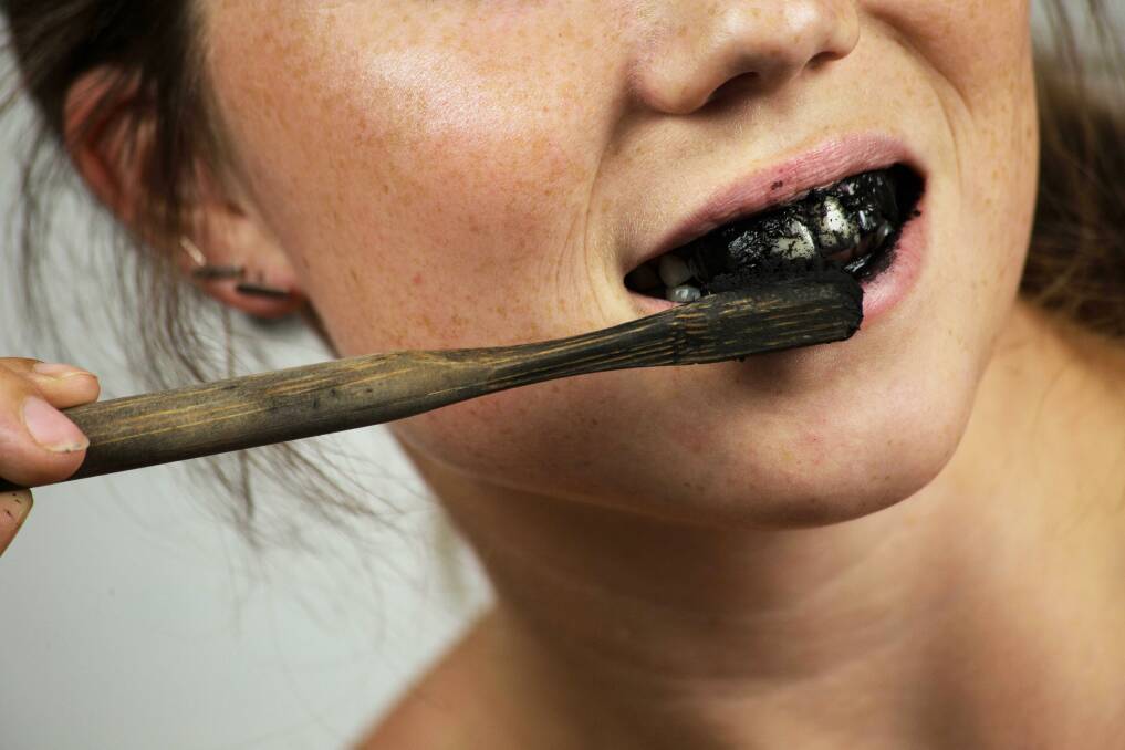 Toothpaste containing 'active charcoal' is becoming increasingly popular. 