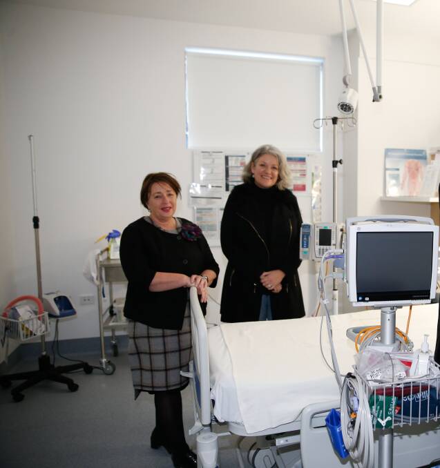 Moyne Health Services acting chief executive officer Katharina Redford and chair Karen Foster. Picture: Mark Witte