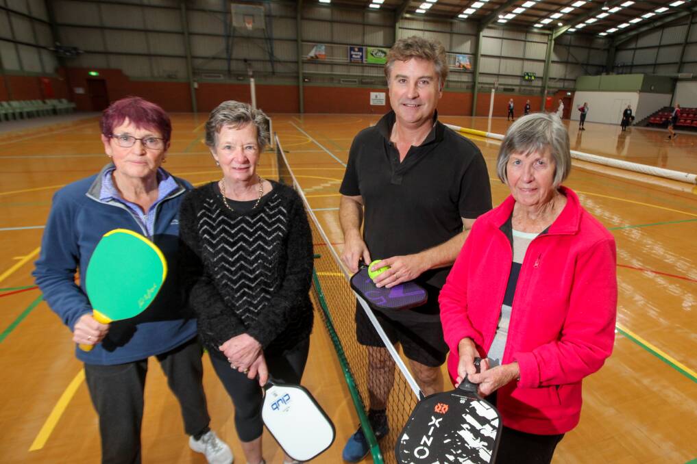 Anyone can try their hand at pickleball at the Warrnambool Stadium on Wednesday, Thursday or Friday evenings. 