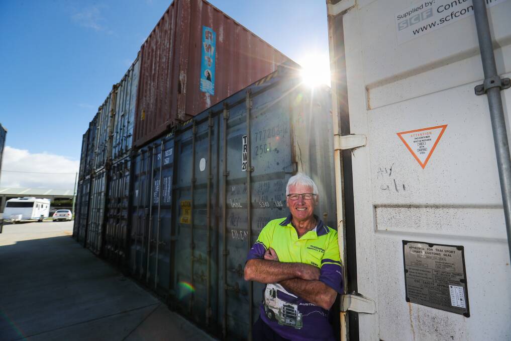 Driven: Denis Thompson is one of three finalists for removalist of the year. Picture: Morgan Hancock