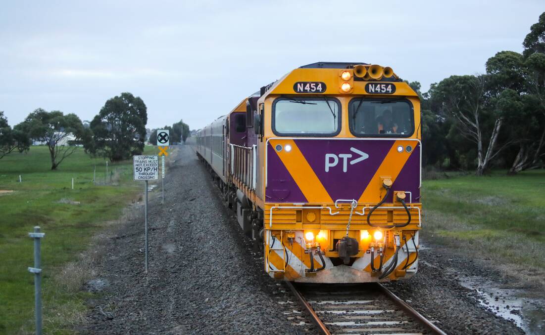 FASTER TRIP: Passengers on the Saturday morning Warrnambool to Melbourne train will get to the city quicker from Decembeer 1. Picture: Morgan Hancock