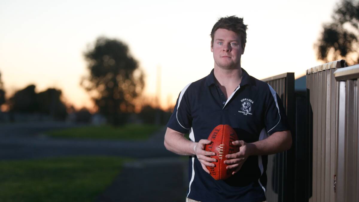 NEW COLOURS: Johno Benallack has fitted in well to life playing for Nirranda. Picture: Mark Witte