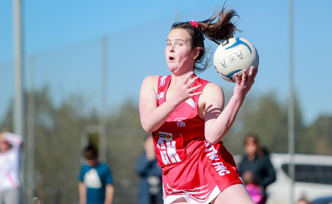 ONE TO WATCH: Dennington's Zoe Fleming is considered one of the Dogs' emerging young players. She won the Warrnambool and District league rising star award on Monday. Picture: Anthony Brady