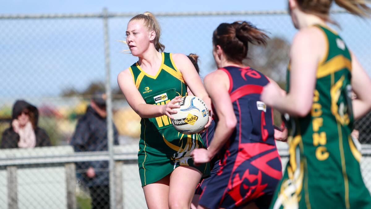 BUSY YEAR: Vanessa McLaren played A grade for Old Collegians and 17 and under for Koroit throughout the home and away season. She is now playing for the Saints' open team. Picture: Anthony Brady