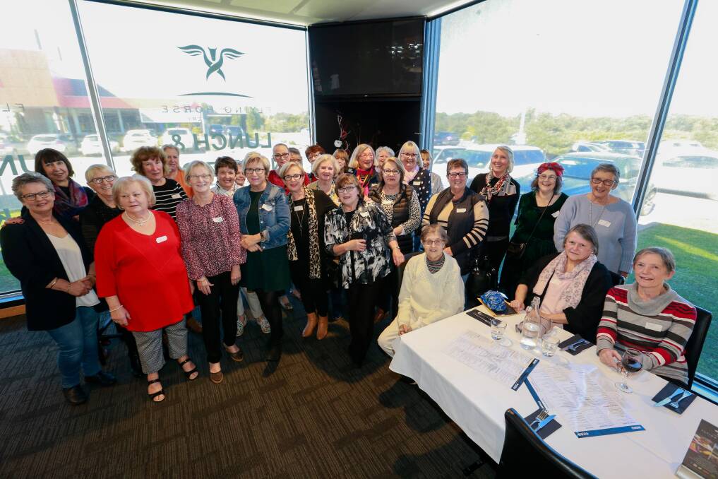 Former students from Warrnambool Tech College at their 50-year reunion. Picture: Anthony Brady
