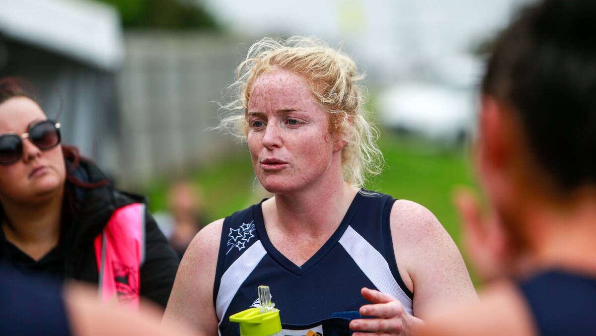 FROM THE FRONT: Nirranda coach Steph Townsend was a joint winner of the club's A grade best and fairest. Picture: Anthony Brady
