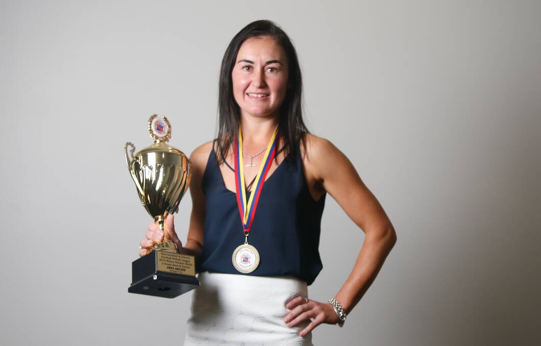 TOP YEAR: Wilma Wallace medalist Anna Archie. Picture: Mark Witte