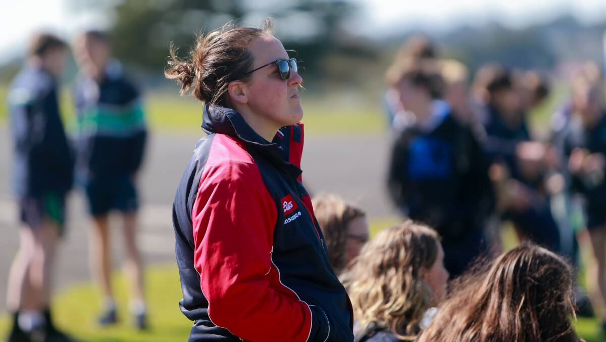 'STAY COMMITTED:' AFL Western District's Alicia Drew has mentioned to the two clubs to continue to show their desire for starting a senior women's team. Picture: Anthony Brady