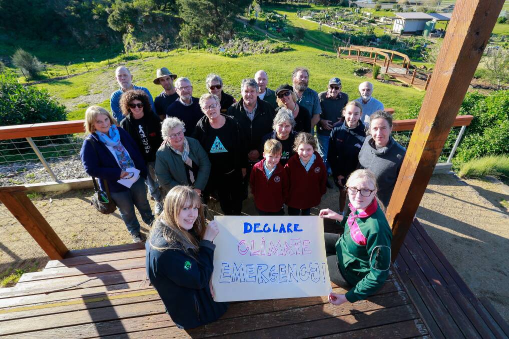 CHANGE: Members of the Warrnambool Community Garden are urging south-west councils to declare a climate emergency. Picture: Anthony Brady