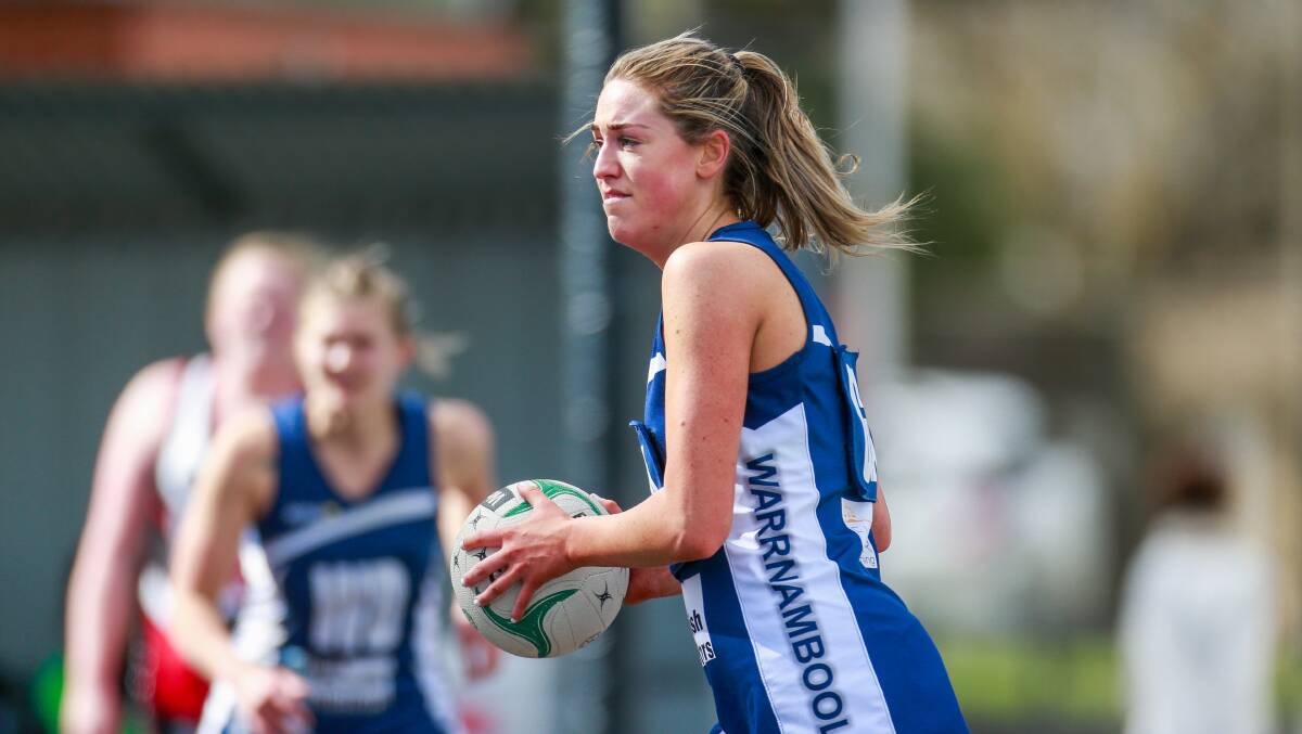 STAR: Warrnambool's Amy Wormald was a leader all season for her side as it fell at the penultimate hurdle - the preliminary final. Picture: Morgan Hancock