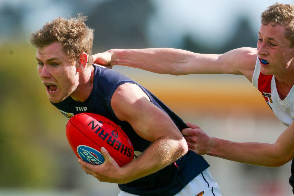 CATCH ME IF YOU CAN: Reigning Maskell Medallist Jye Turland is working hard during Warrnambool's pre-season campaign to ensure he maintains his high level. Picture: Morgan Hancock