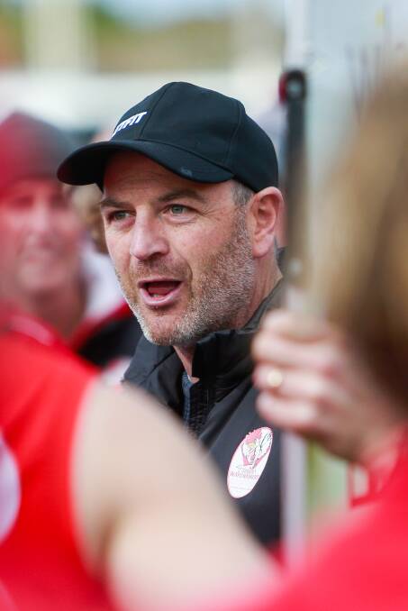FRUSTRATED: South Warrnambool coach Mat Battistello wants all games videoed in 2020. Picture: Morgan Hancock