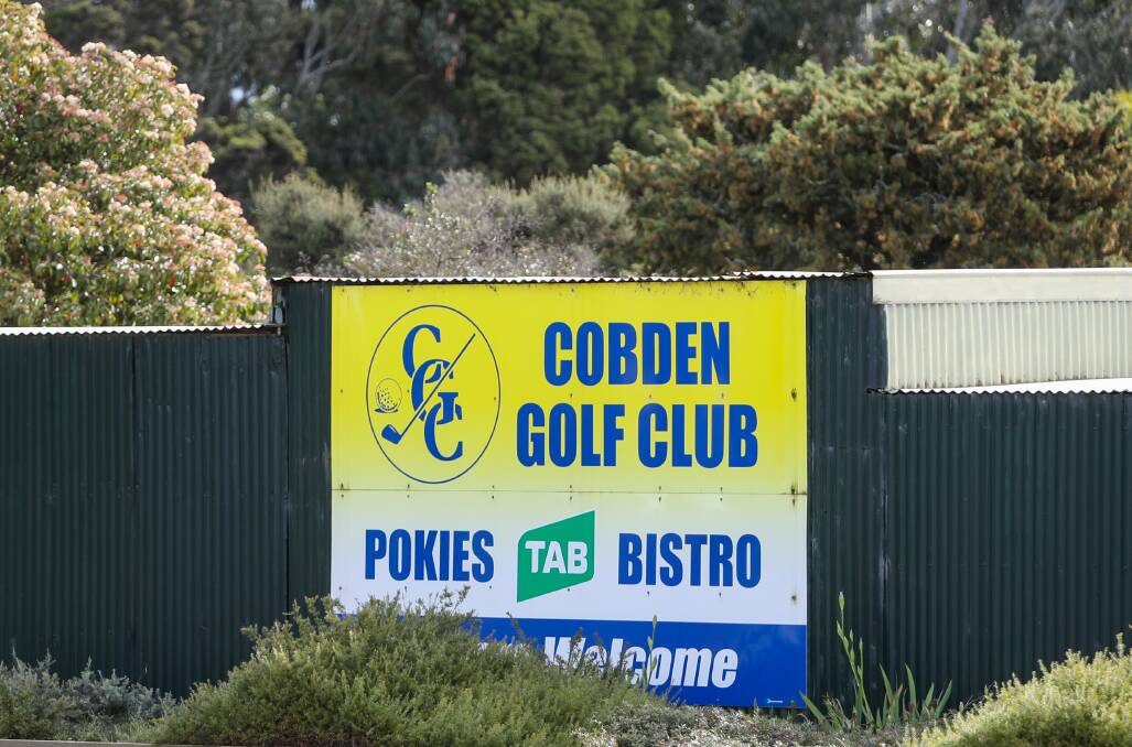 TARGETED: Thieves stole a safe from the Cobden Golf Club on the weekend and caused significant damage to the premises. Picture: Morgan Hancock
