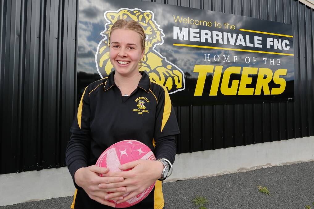 TIGER TIME?: Merrivale defender Cloe Pulling is ready for the Warrnambool and District league A grade grand final. Picture: Anthony Brady