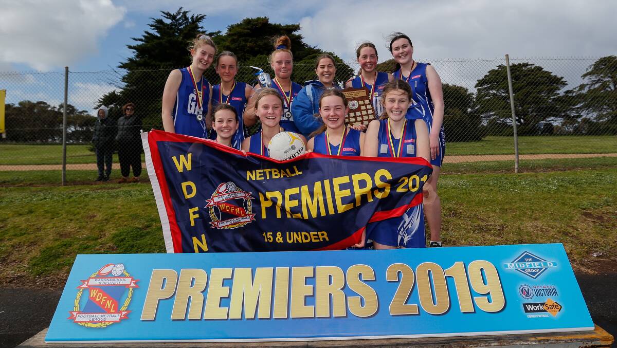 TOP SESAON: 15 and under premiers Russells Creek. Picture: Anthony Brady