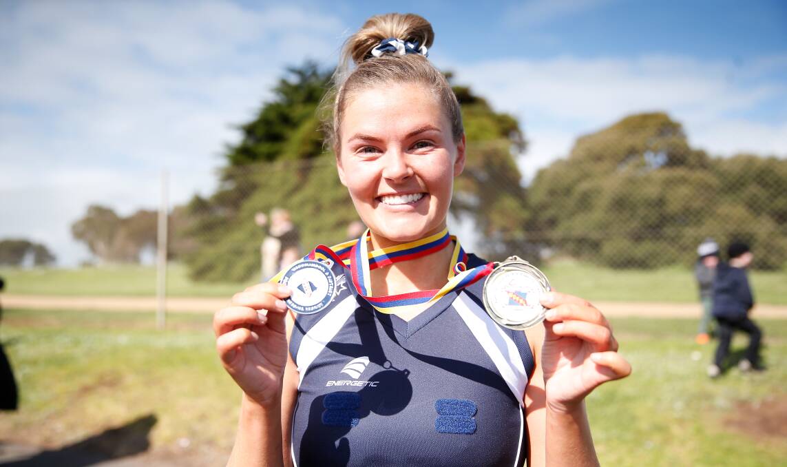 TOP YEAR: Nirranda's Hayley Pouw won the best on court award in the A Reserve netball. Picture: Mark Witte