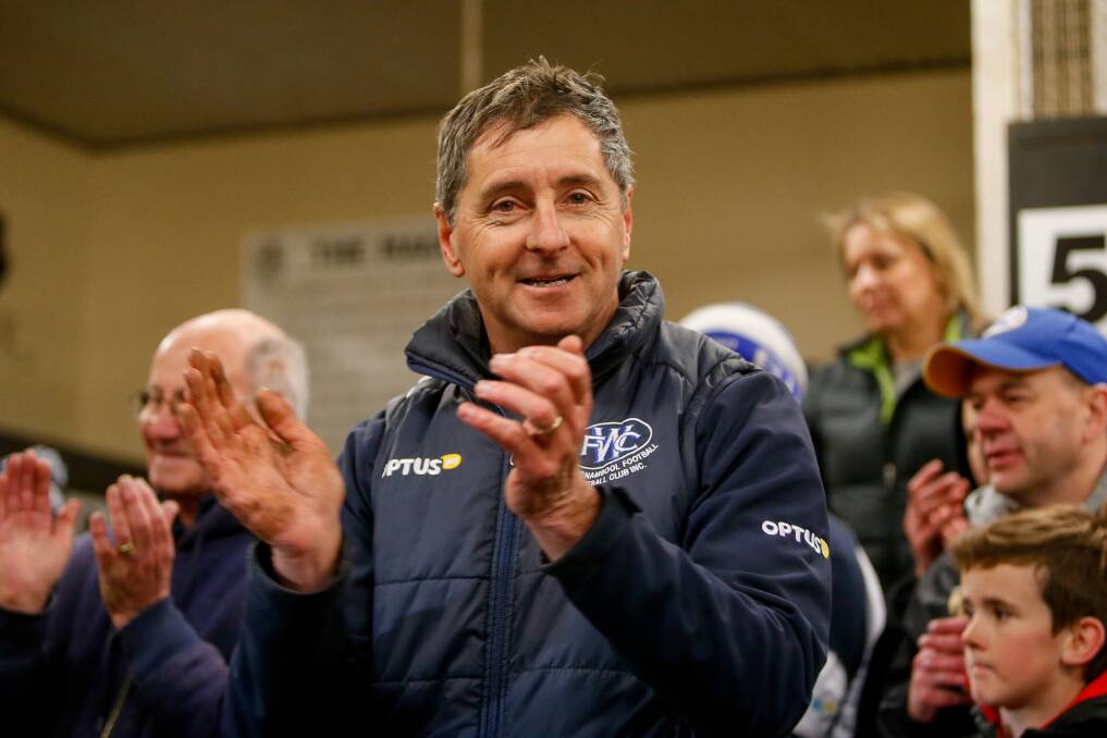 BACK FOR MORE: Warrnambool coach Matt O'Brien is ready for his third season in charge. He's taken the Blues to the finals in both of his campaigns. Picture: Morgan Hancock