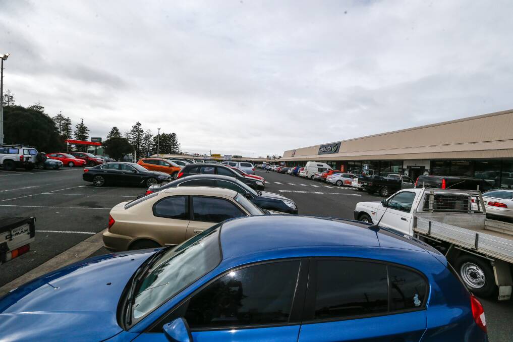 Fines: Parking at Norfolk Plaza has come under Warrnambool City Council management. Picture: Anthony Brady