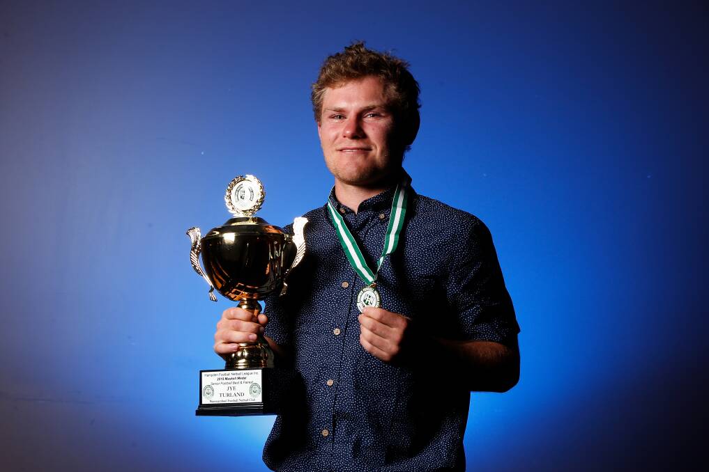 TRUE BLUE: Maskell Medal Winner Jye Turland was honoured and shocked to win the 2020 edition. Picture: Mark Witte