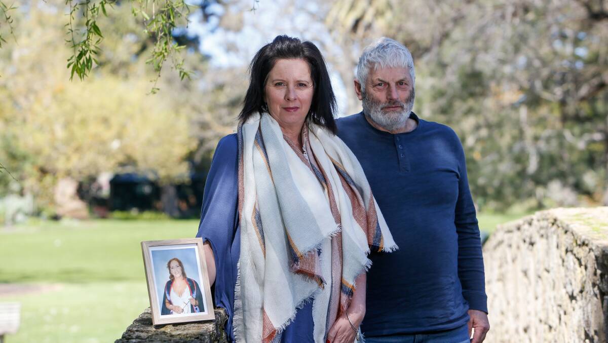 SUPPORT: Jo Sinclair and Trevor Holcombe's Crystal Lee Foundation, in honour of their daughter, will launch a bereavement service. Picture: Anthony Brady