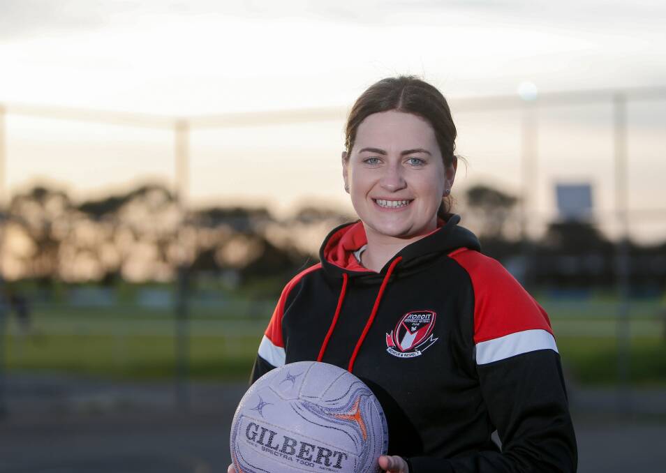 All set: Koroit's Bridget Roache is ready for the Hampden league open division grand final after missing out on the Saints' 2018 success. Picture: Anthony Brady