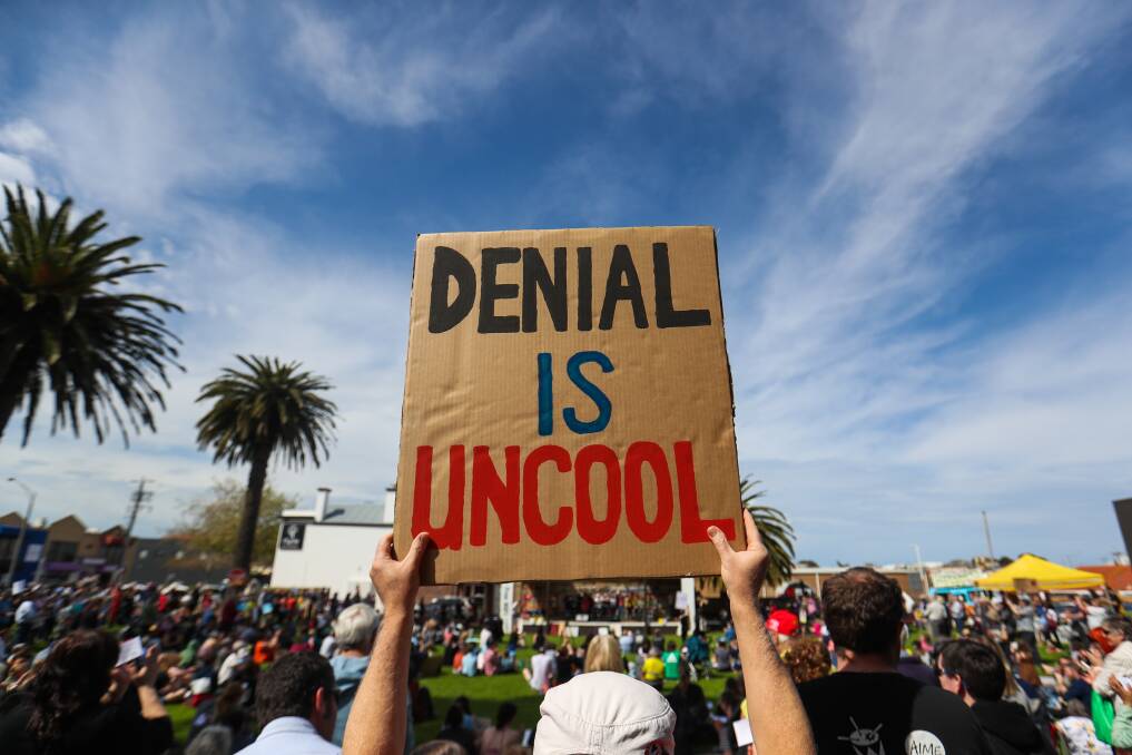 Hot topic: Steve Veale said climate denial is uncool. Picture: Morgan Hancock