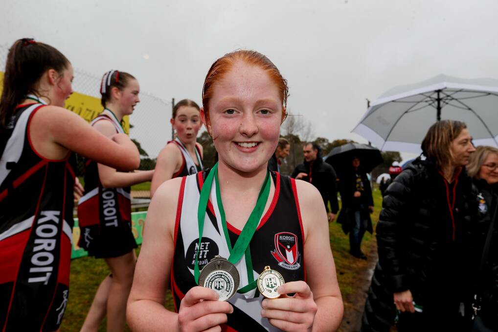 Best on: HFNL 13 and under best on court Scarlett O'Donnell from Koroit. Picture: Anthony Brady