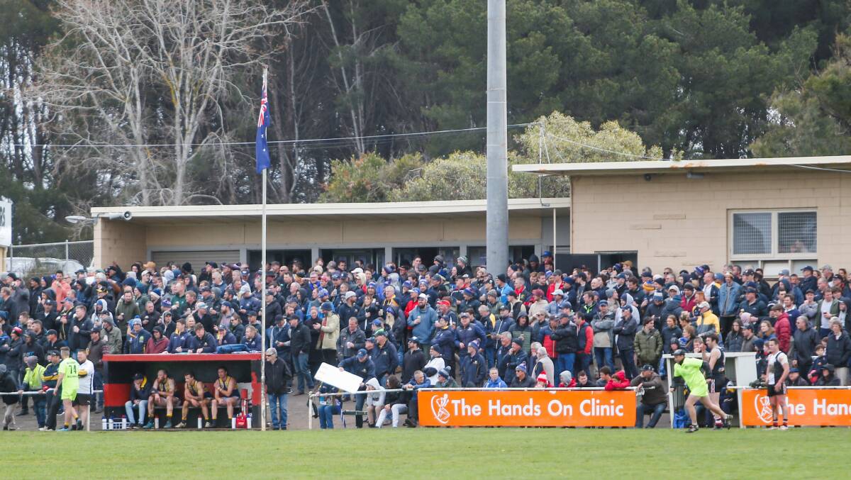 TOP SHOWING: A big crowd at Reid Oval on grand final day.
