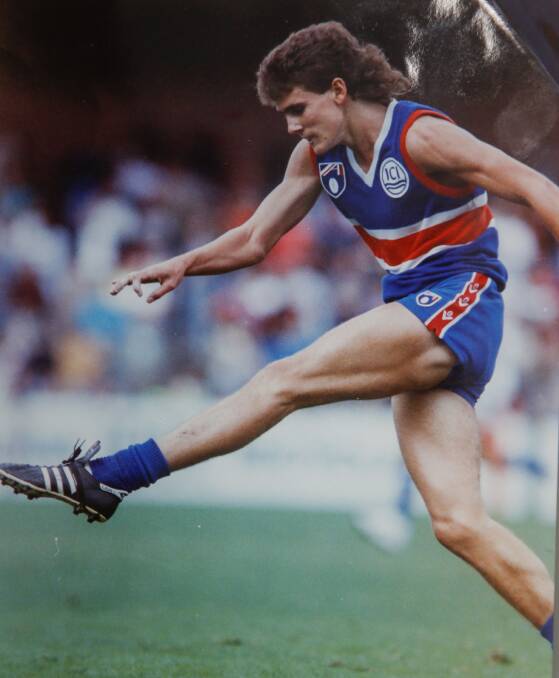 TEAM OF THE MIGHTY WEST: Leon Cameron spent the bulk of his playing career at the Western Bulldogs.