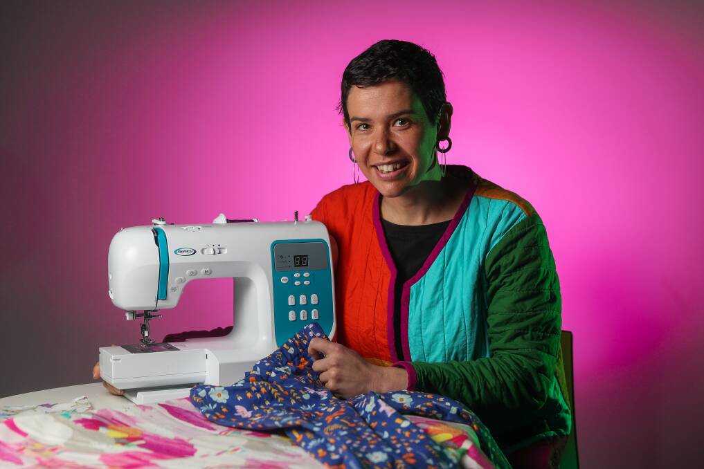 CHANCE TO GET CREATIVE: Sally Jane is offering sewing classes for children aged eight and above in term four. Picture: Morgan Hancock
