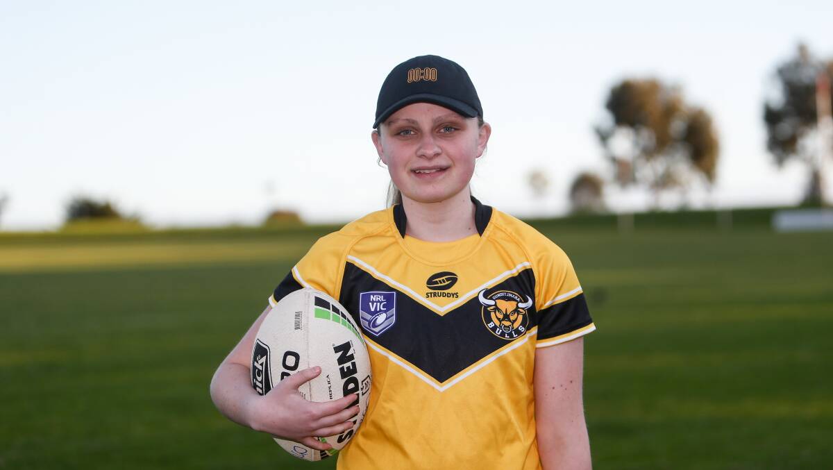 DUAL SPORTSPERSON: Gunditjmara Bulls rugby league player Laini Johnson was also captain of South Warrnambool's women's football side. Picture: Anthony Brady
