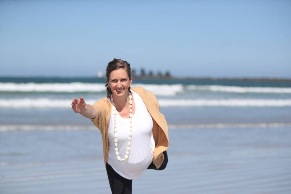 Yoga and Pilates instuctor at Thrive Wellbeing Meg Sonego is helping with a fundraiser at the Port Fairy Surf Club on Sunday Picture: Mark Witte