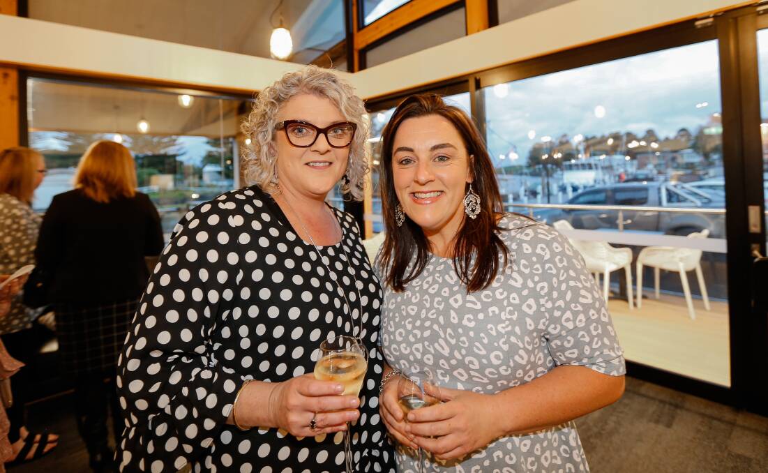 UNITED: Janelle Gladman and Sue Anderton at the Crystal Lee Foundation launch at The Wharf. Picture: Anthony Brady
