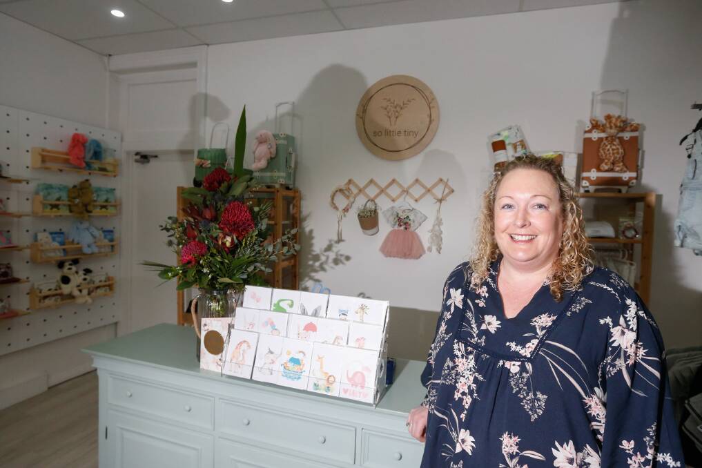 OPEN FOR BUSINESS: So Little Tiny owner Michelle Barnard inside the new store on Liebig Street. Picture: Mark Witte